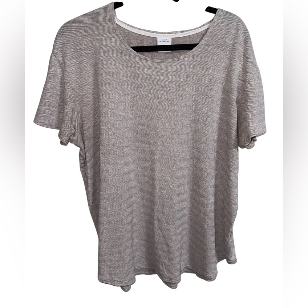 Urban Outfitters Ribbed Short Sleeve Top Women’s XL - Picture 2 of 10